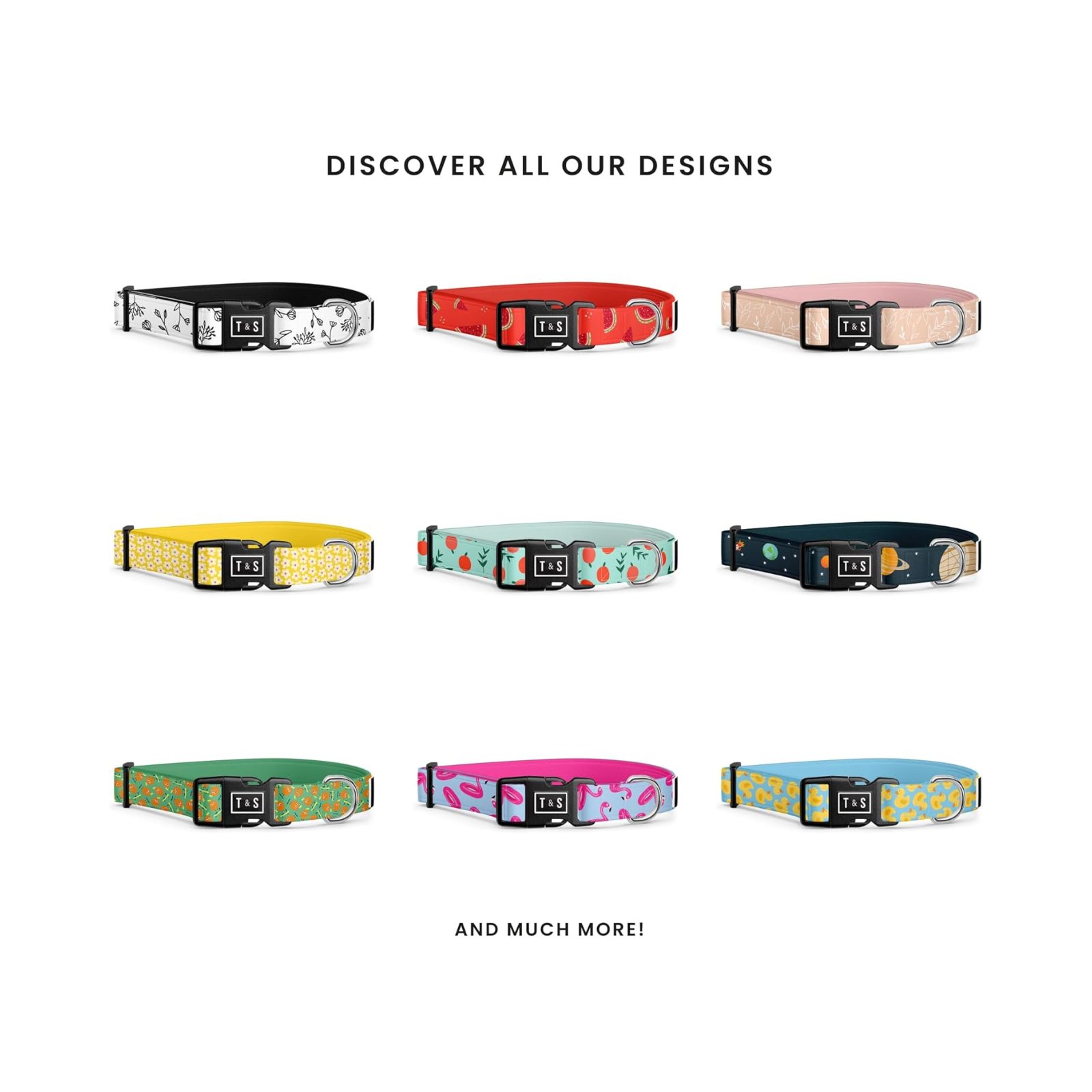 Tella & Stella Collar & Leash Set